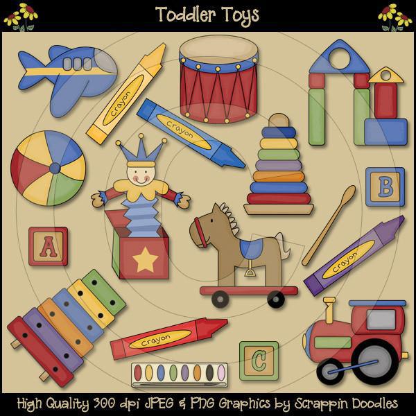 Toddler Toys Clip Art Download